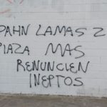 Aparecieron nuevas pintadas en el Estadio de Unión