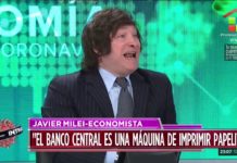 Javier Milei volvió a Intratables y se cruzó con Ernestina Pais