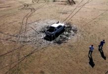 Una camioneta quedó varada en medio de la Setúbal