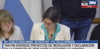 La comisión de población y desarrollo humano aprobó una Bateria de proyectos