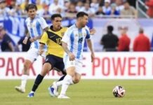 Argentina se mide ante Zambia en un estadio que no vendió todas las entradas