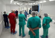 El Hospital Alassia concretó con éxito las dos primeras intervenciones con el nuevo angiógrafo