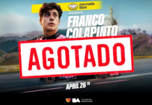 En pocas horas se agotaron las entradas para ver a Colapinto en Buenos Aires