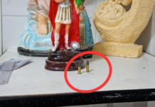 Aparecieron dos balas en un altar dentro del Hospital Cullen