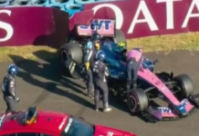 Atención: Chocó Colapinto en el GP de Hungría