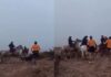 Escándalo y violencia en una carrera: jinetes atacaron a corredores