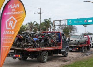 Retiraron vehículos abandonados de la Subcomisaría 18ª