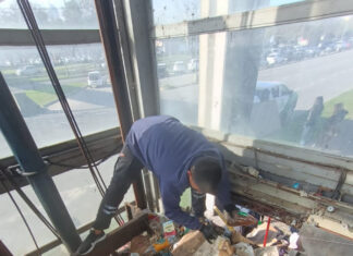 Sacaron 600 kilos de basura del Parque Alberdi