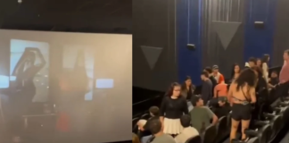 Pelea en el cine de Paraná: tiraron gas pimienta dentro de la sala
